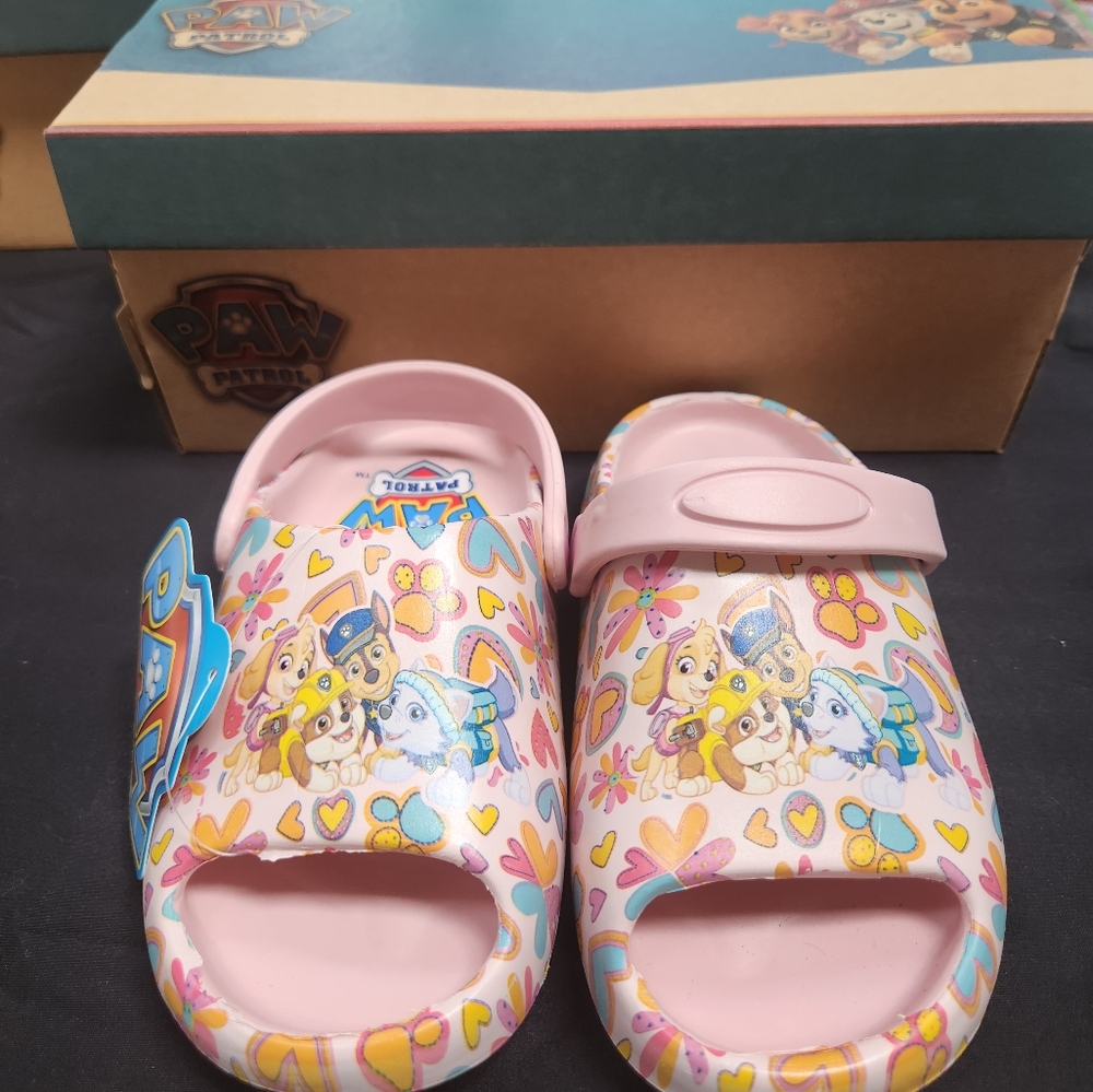 Paw Patrol Girl's Pink Sandals, NIB, SZ 10/11